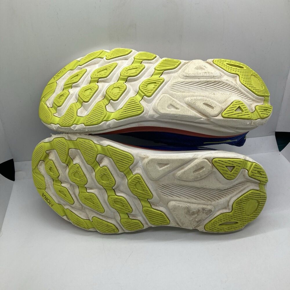 Hoka One One Women's Running Shoes in Royal Blue with Pink Accents - Picture 9 of 11